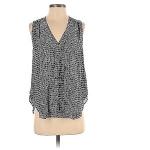 Ann Taylor XXS black white blouse